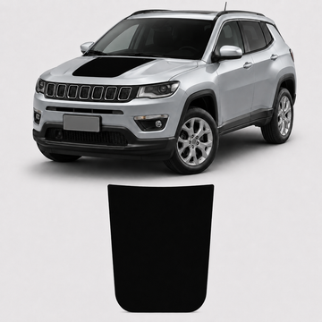 Adesivo para Capô Jeep Compass 2017/2019 Preto Fosco