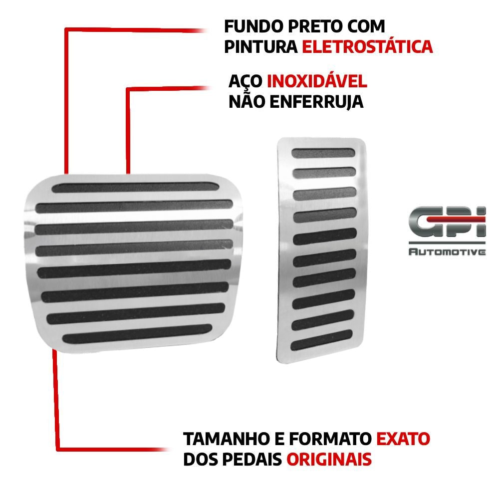 Pedaleira E Soleira At Liso Volkswagen Golf - 1