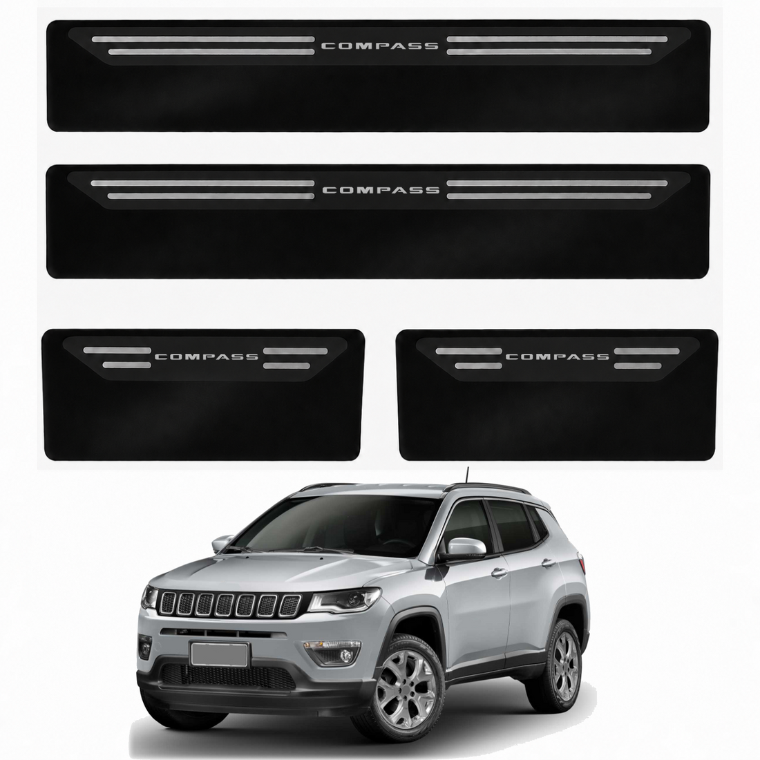 Soleira Black Jeep Compass - 1