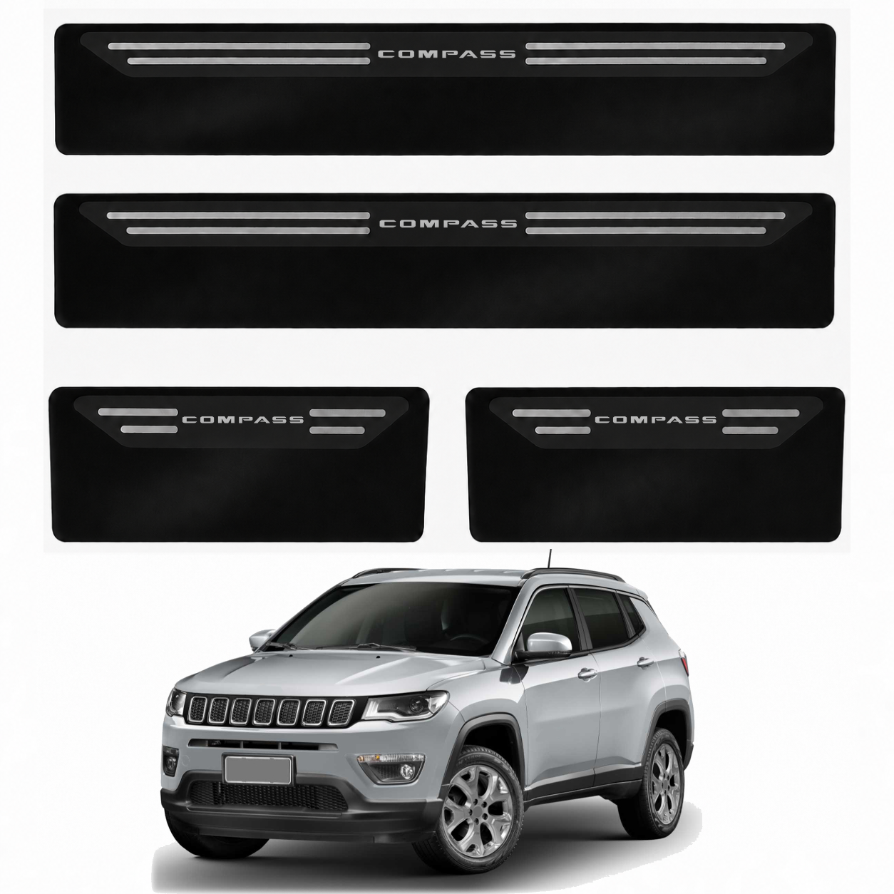 Soleira Black Jeep Compass - 2