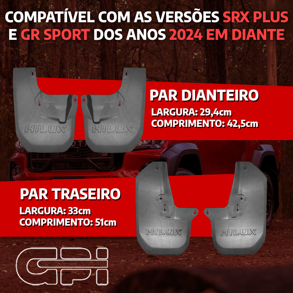 Kit Apara Barro Lameira Toyota Hilux