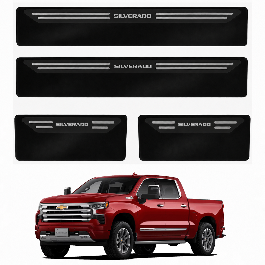 Soleira Black Chevrolet Silverado - 1