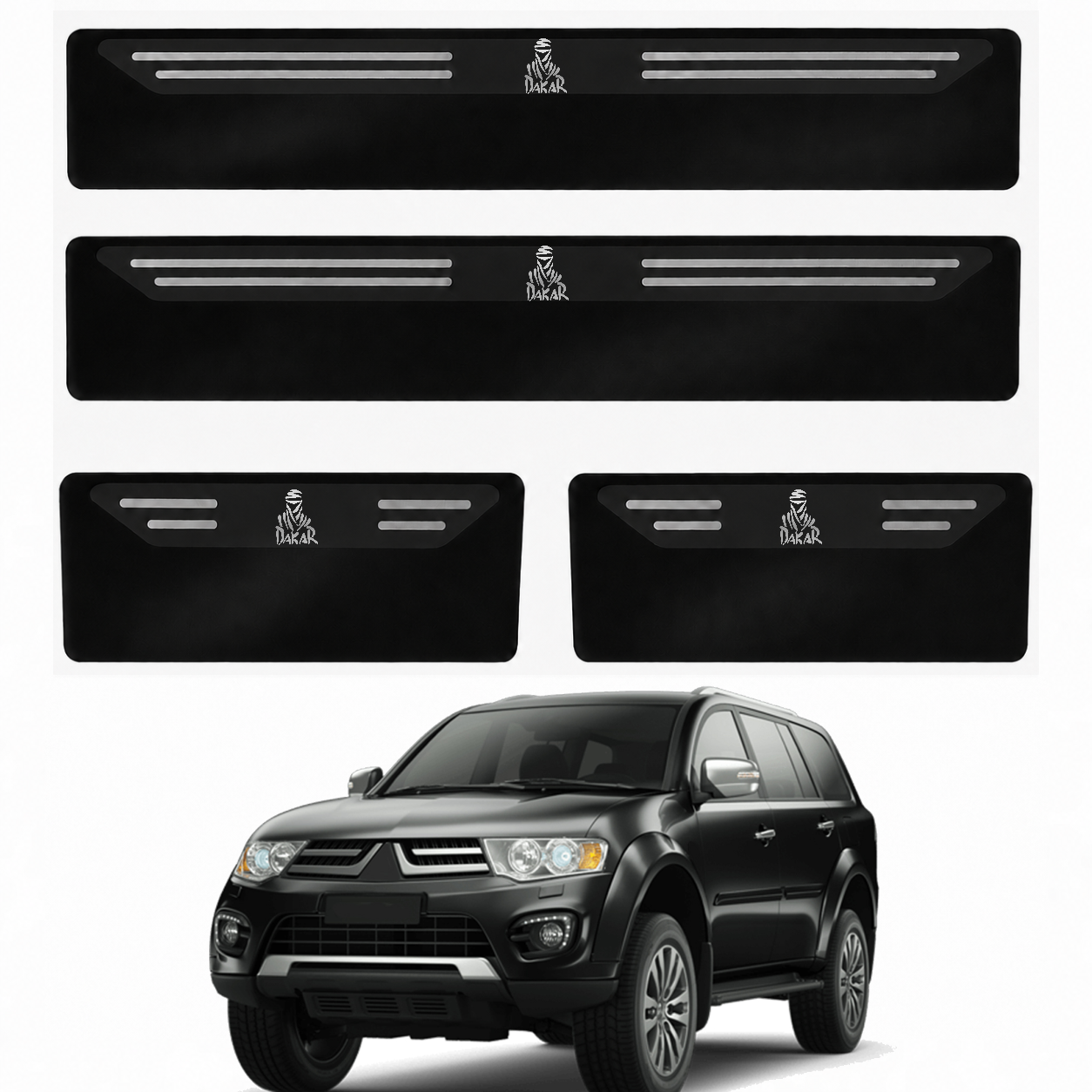 Soleira Black Mitsubishi Pajero Dakar - 2