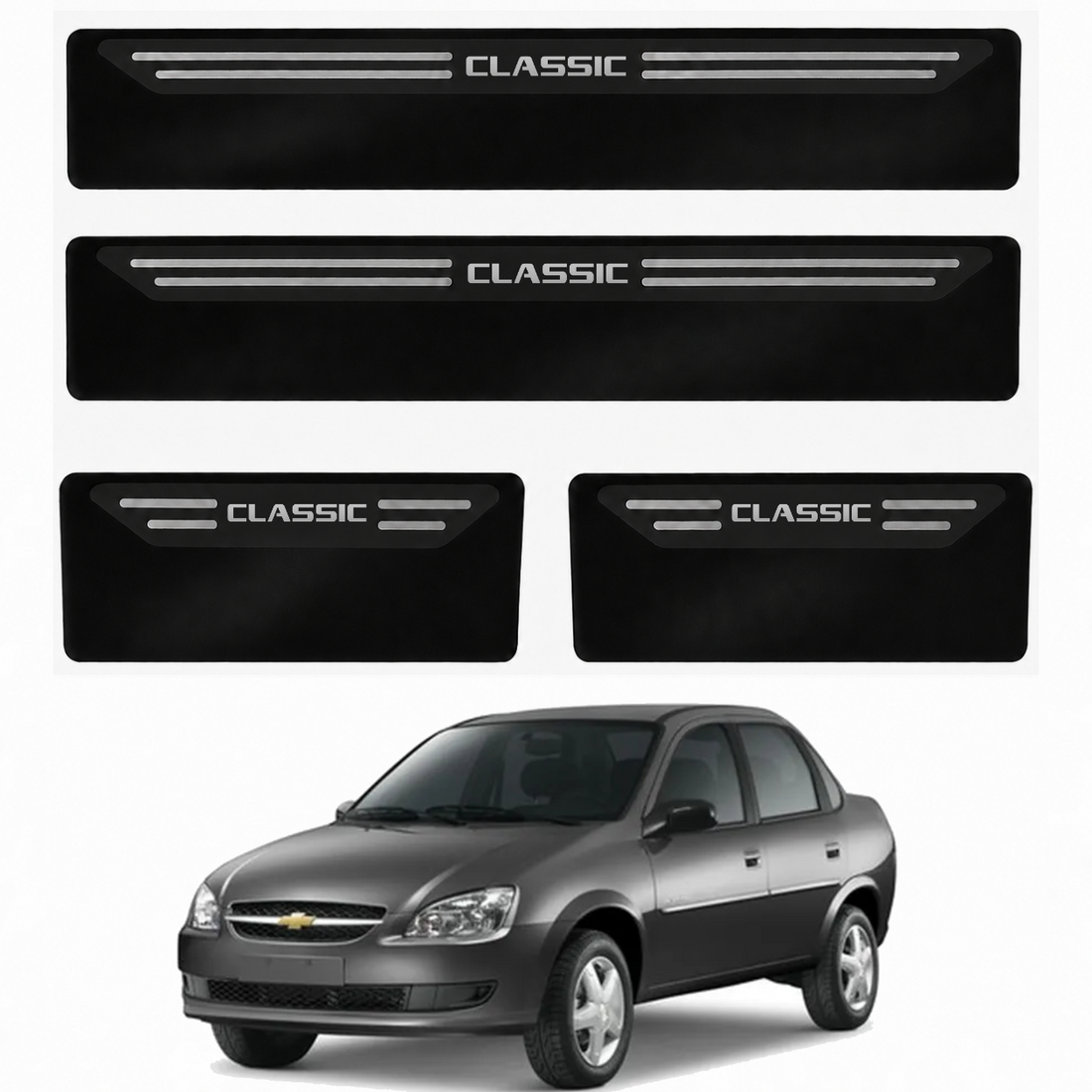 Soleira Black Chevrolet Classic - 1