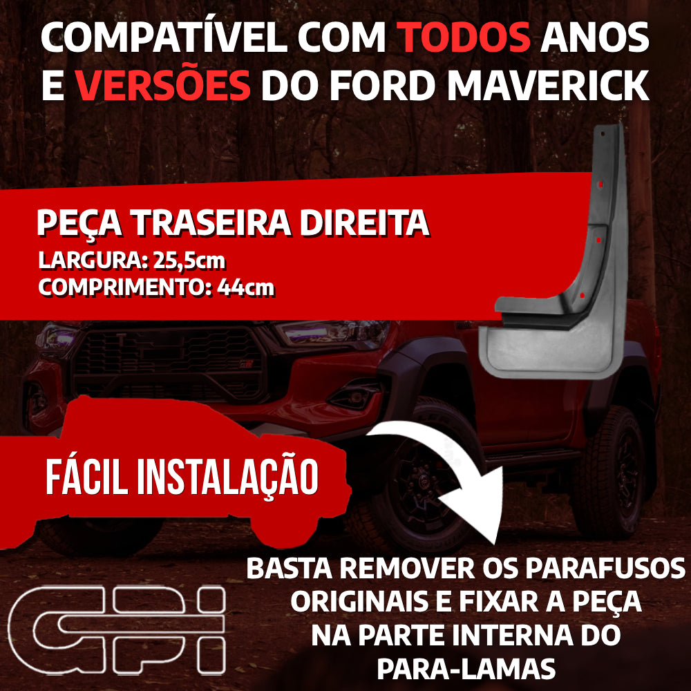 Apara Barro Traseiro Direito Ford Maverick