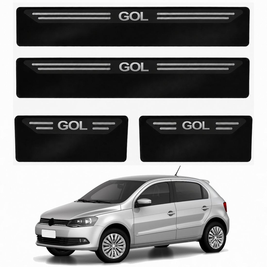 Soleira Black Volkswagen Gol - 1