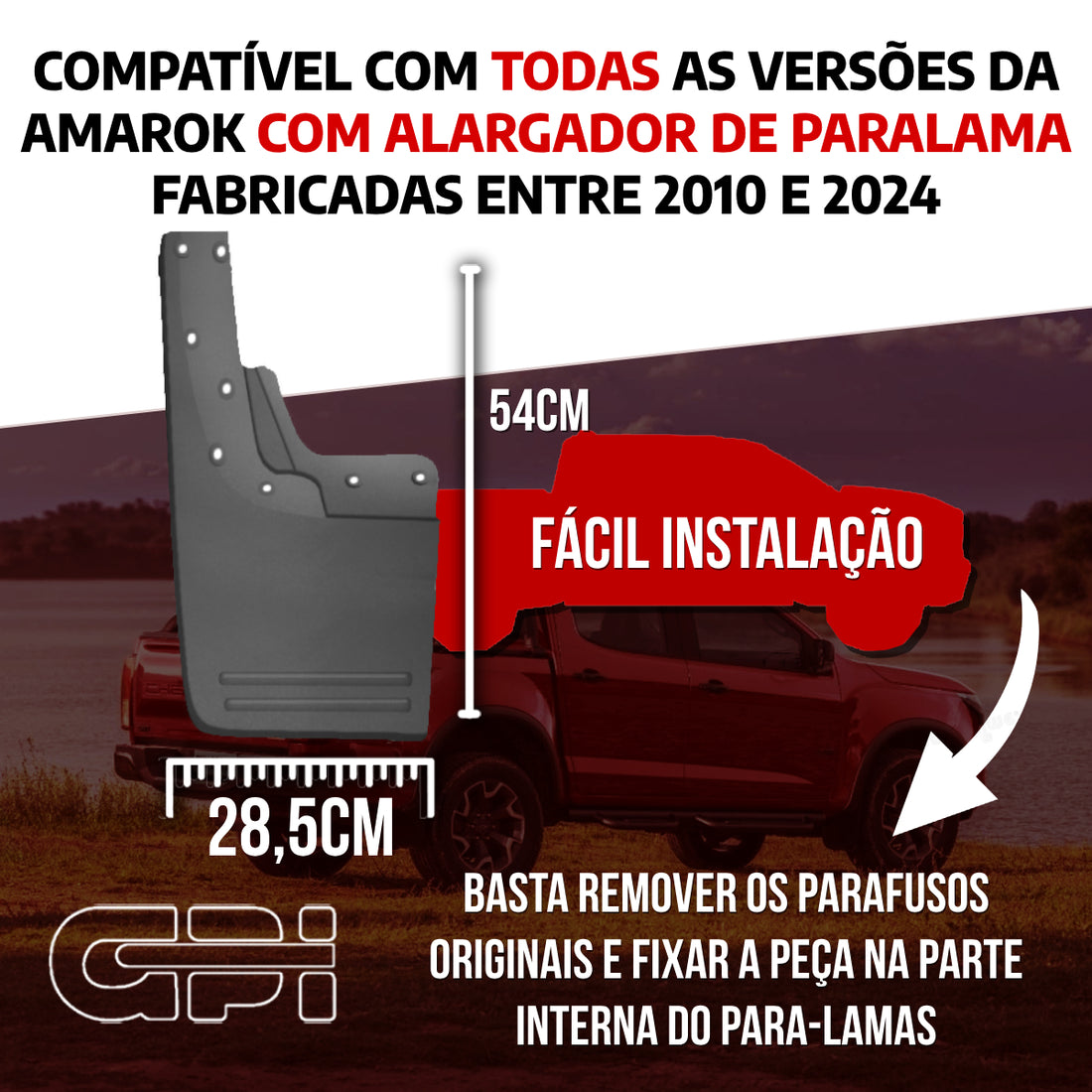 Apara Barro Traseiro Esquerdo Amarok 2010 A 2023