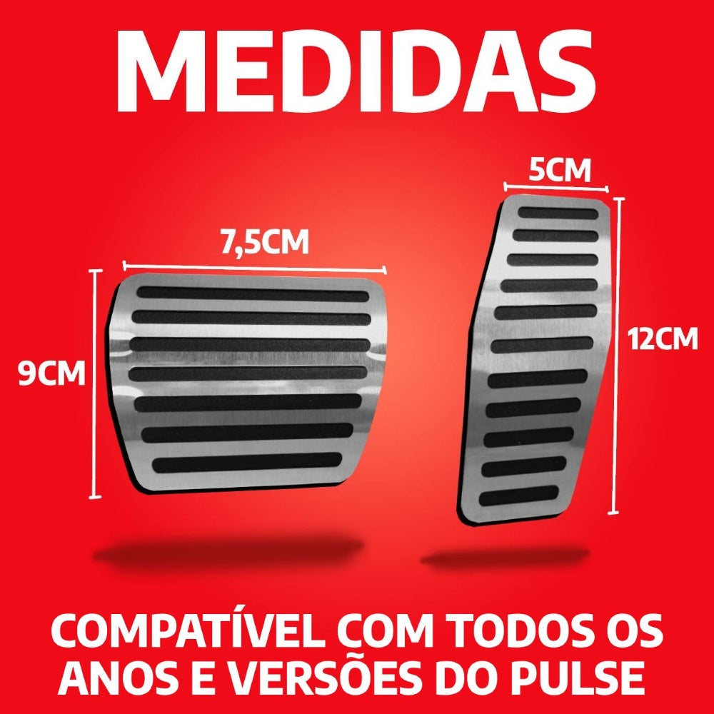 Pedaleira E Soleira At Liso Fiat Pulse - 2