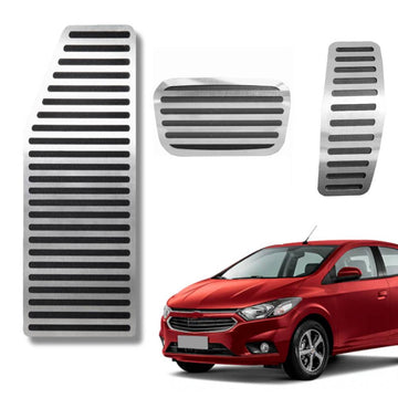 Descanso E Pedaleira Lisa At Chevrolet Onix 2013 A 2019 - 1