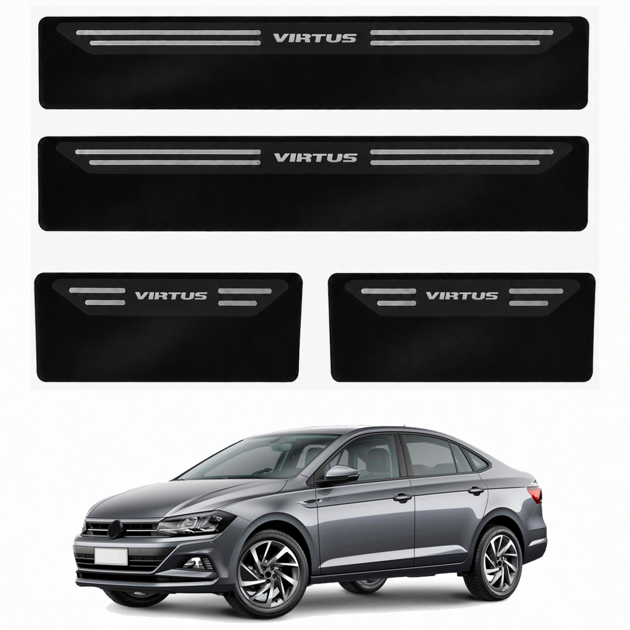 Soleira Black Volkswagen Virtus - 2