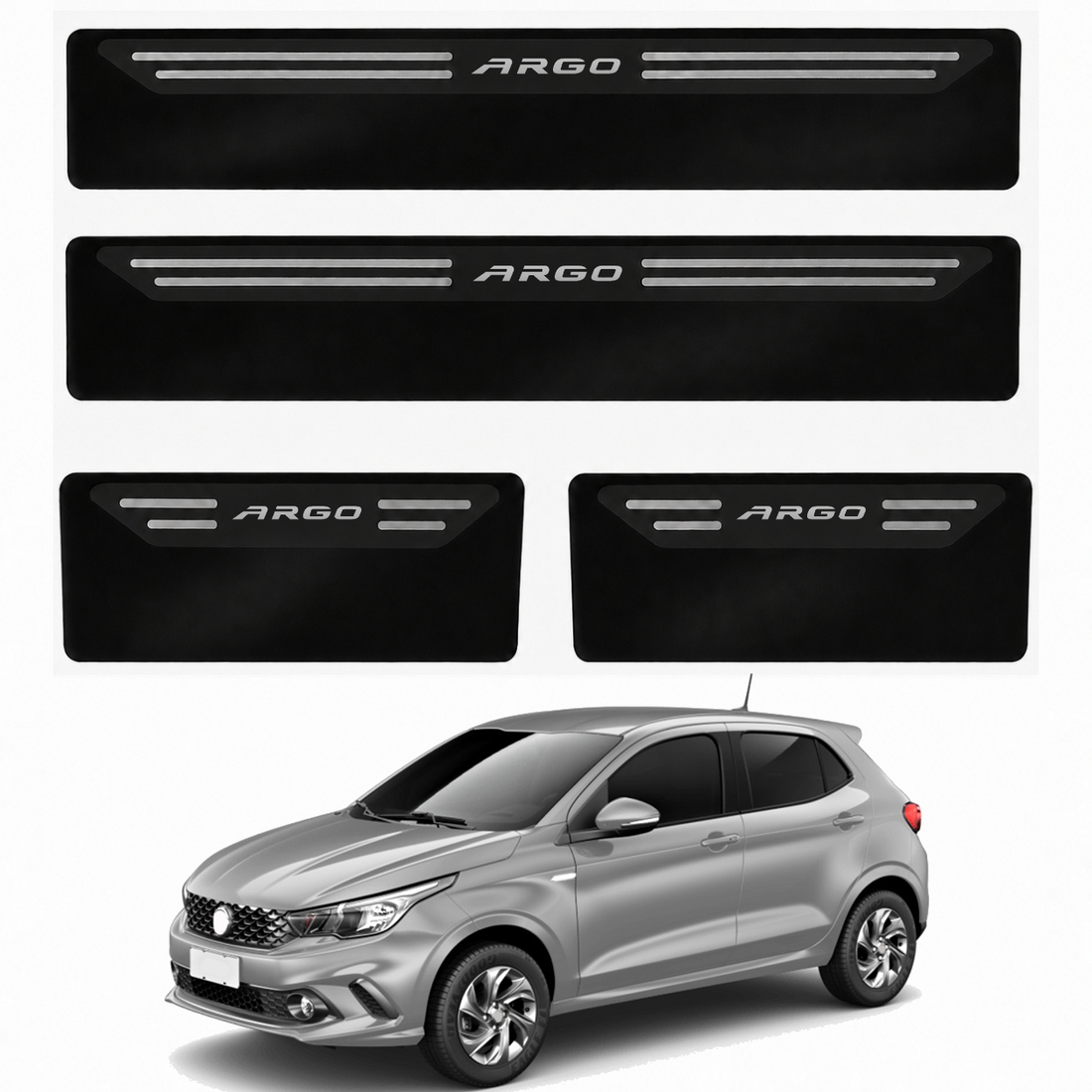 Soleira Black Fiat Argo - 1