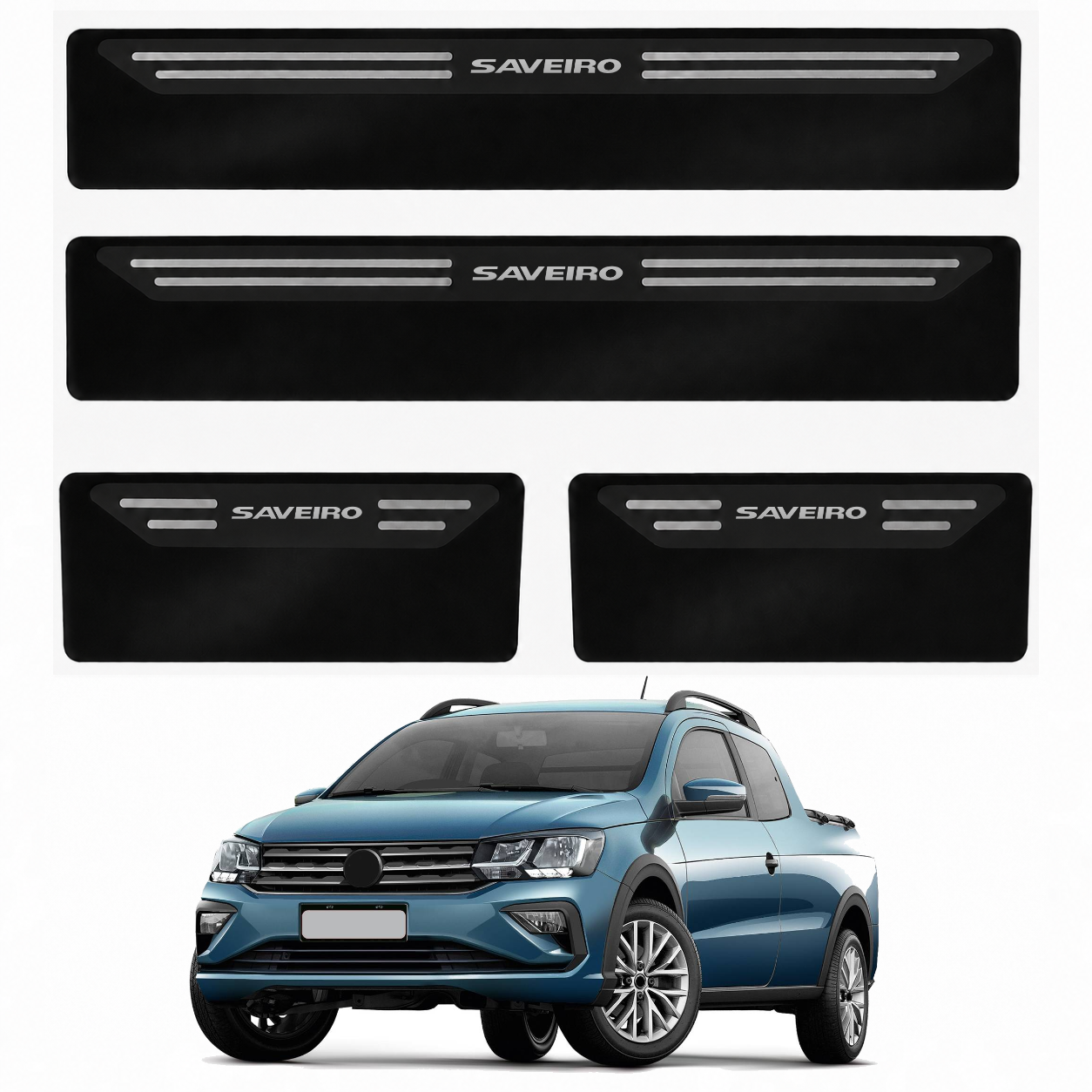 Soleira Black Volkswagen Saveiro - 2