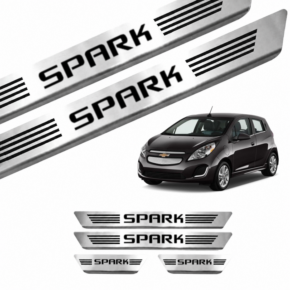 Soleira Curvada Chevrolet Spark - 1
