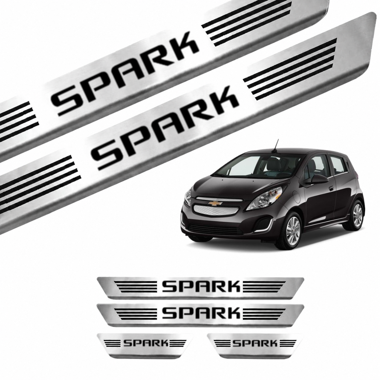 Soleira Curvada Chevrolet Spark - 2