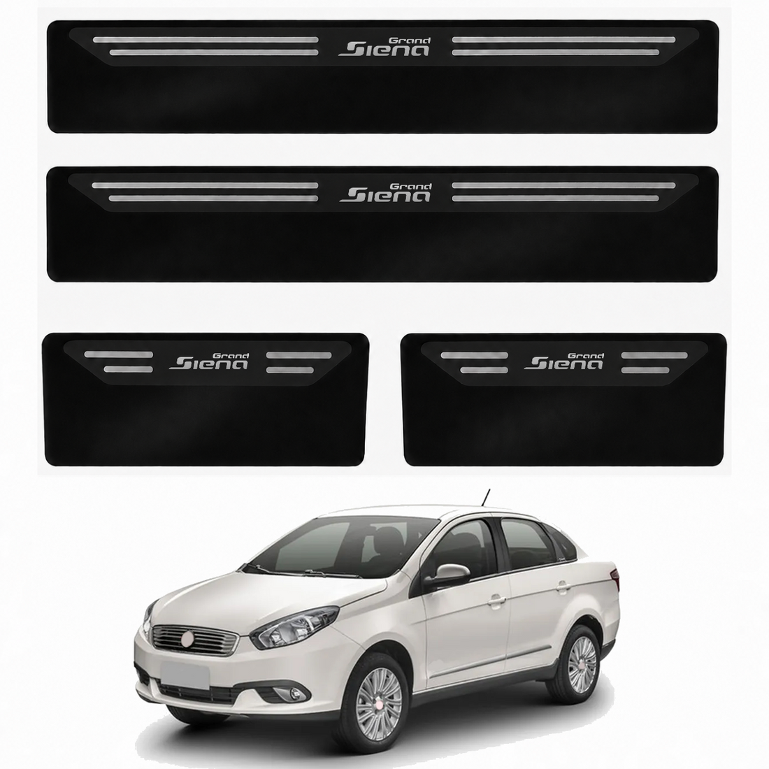 Soleira Black Fiat Grand Siena - 1
