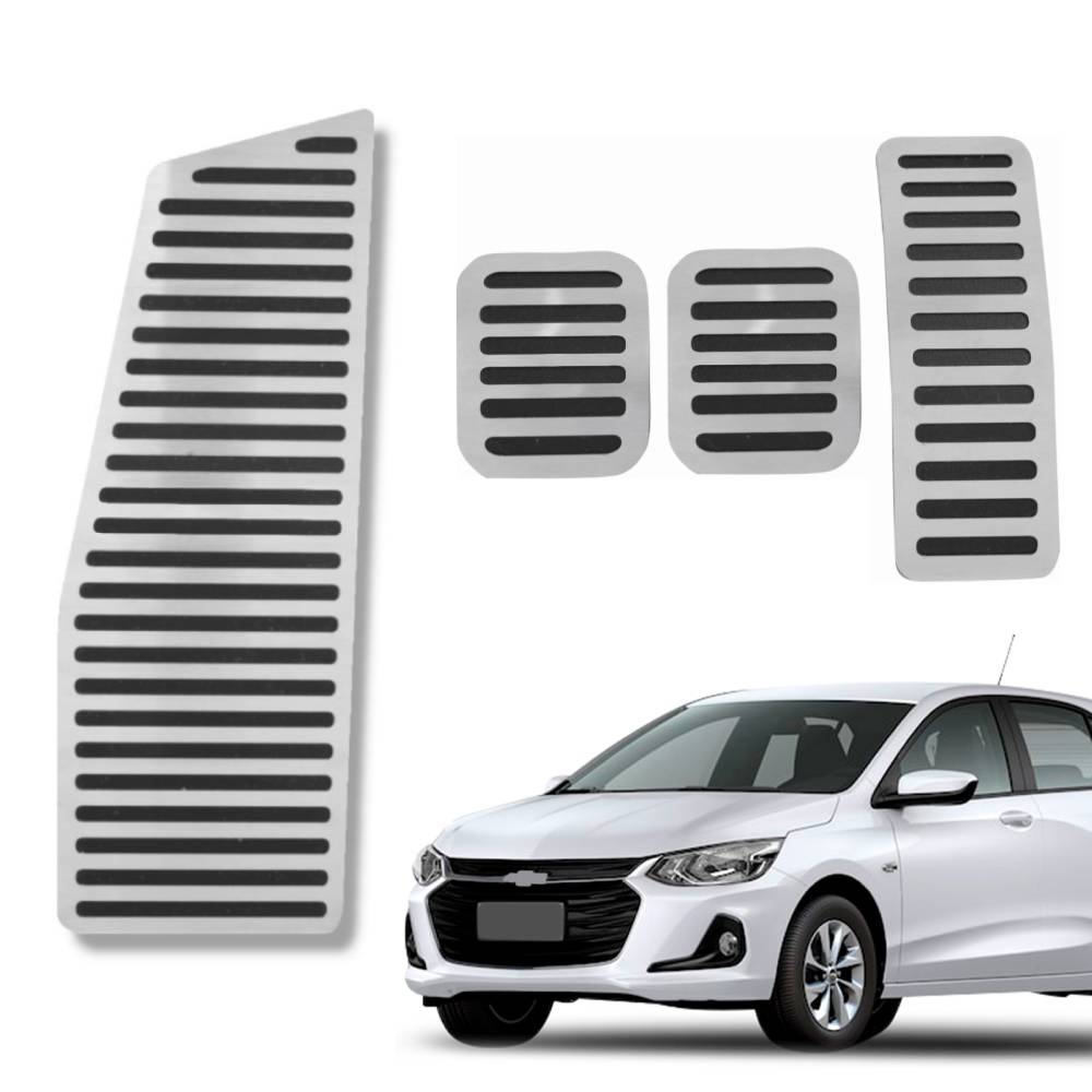 Descanso E Pedaleira Lisa Mt Chevrolet Onix 2020 Em Diante - 1