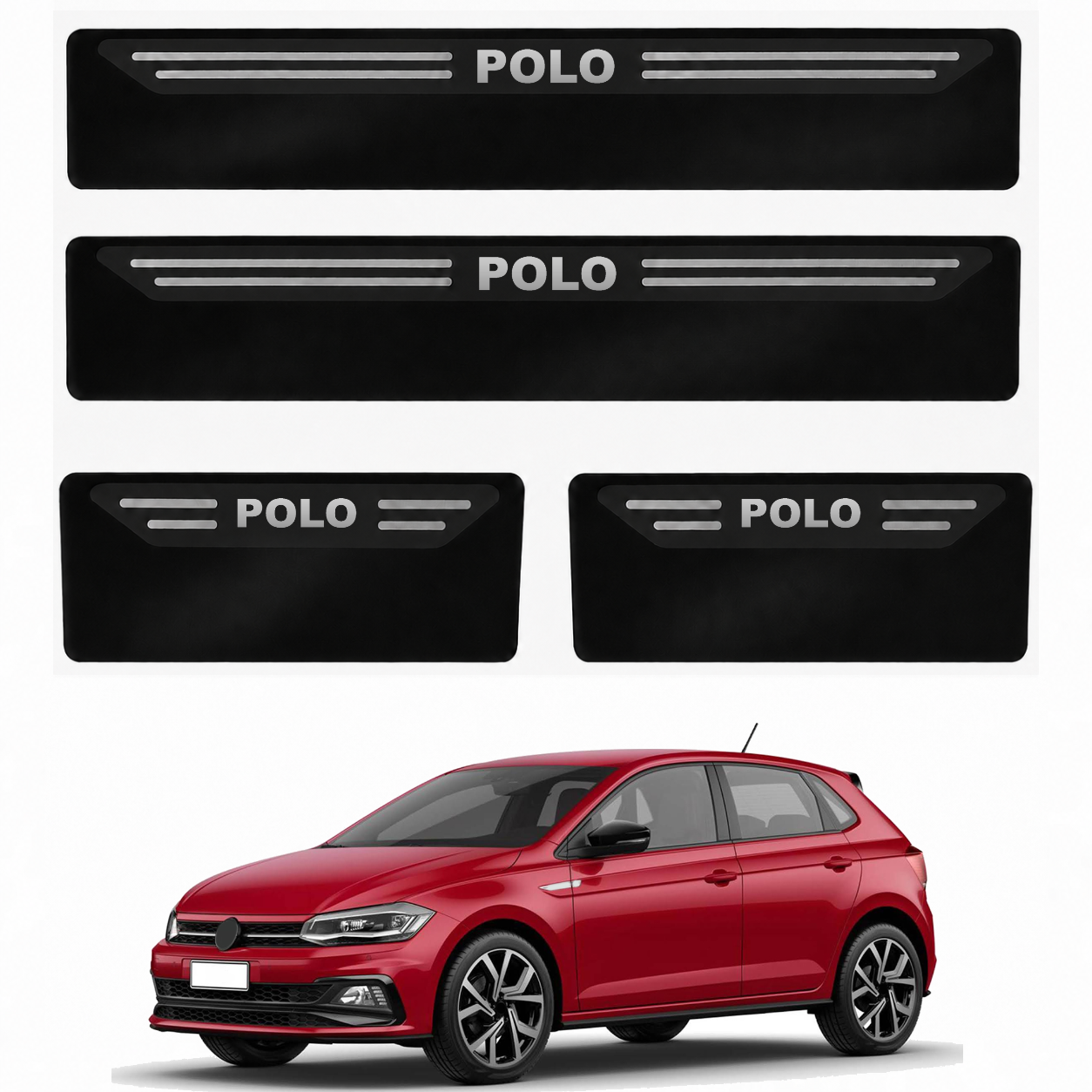 Soleira Black Volkswagen Polo - 2