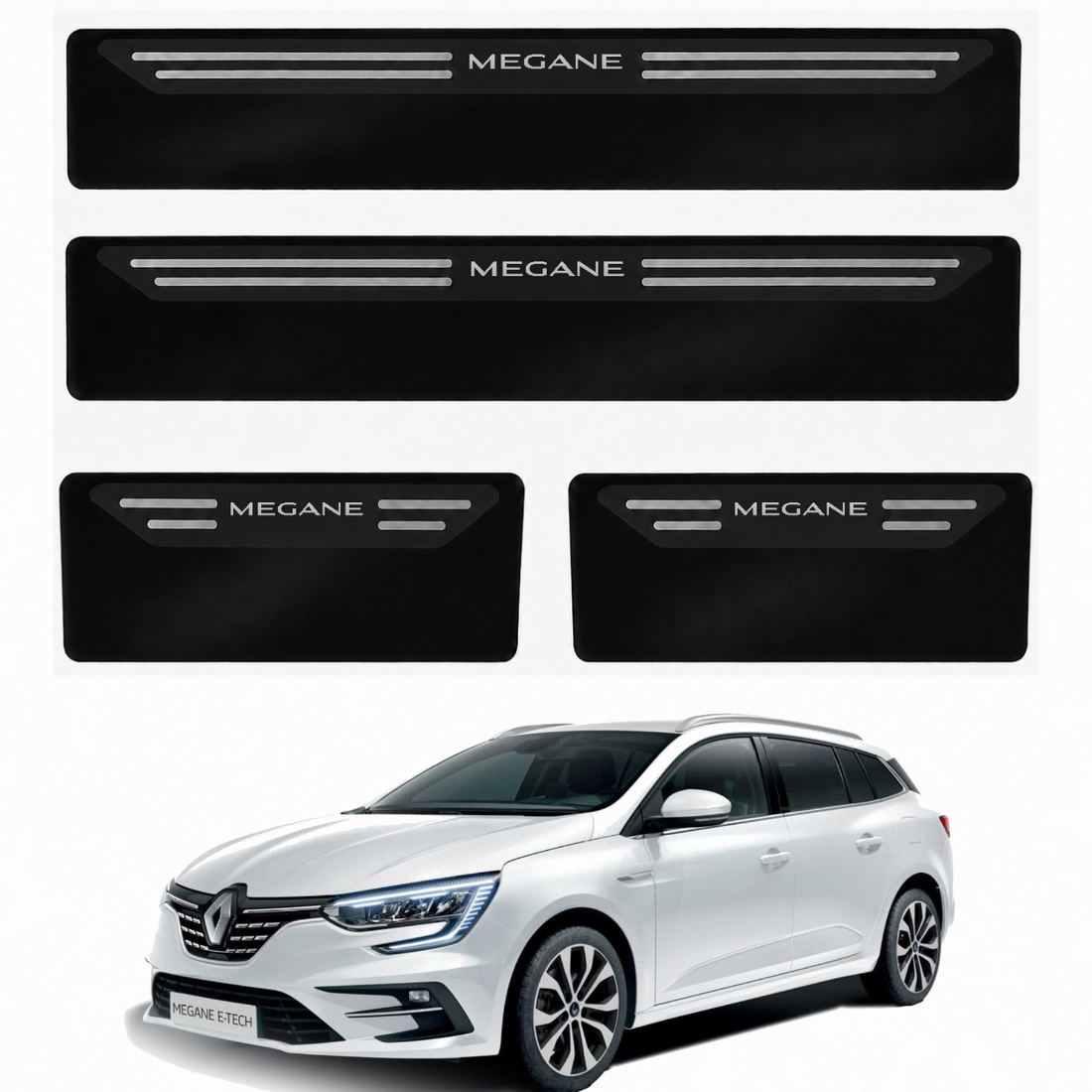 Soleira Black Renault Megane - 1