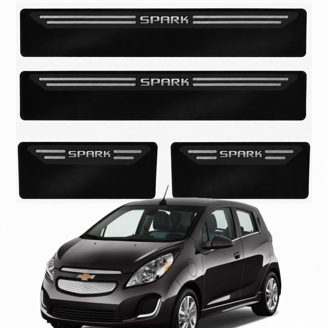 Soleira Black Chevrolet Spark - 1