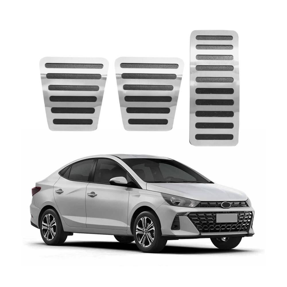 Descanso E Pedaleira Lisa Mt Hyundai Hb20s - 1