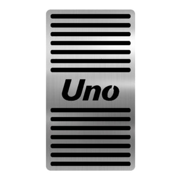 Descanso de pé em aço inox Fiat Uno - 2005/2013
