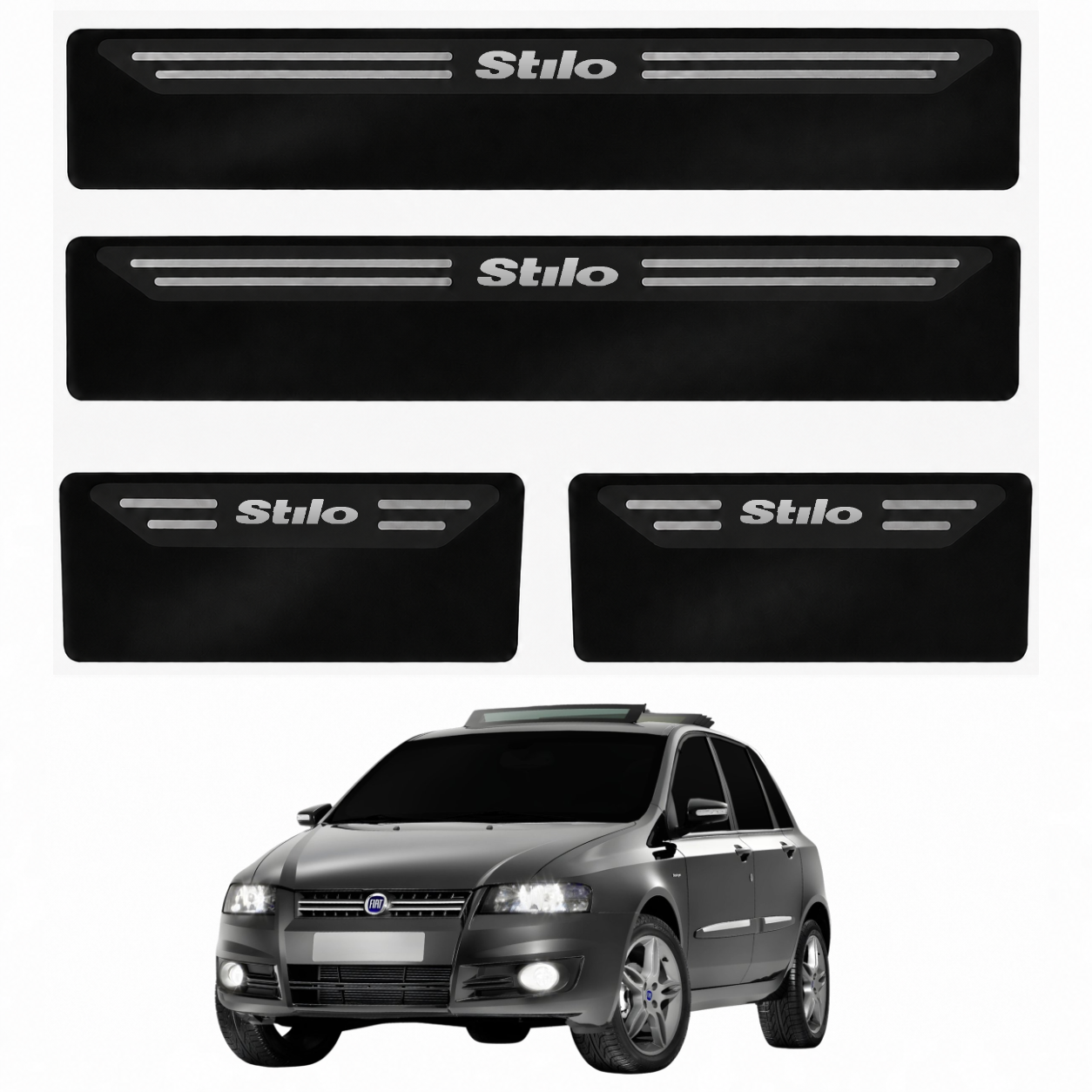 Soleira Black Fiat Stilo - 2