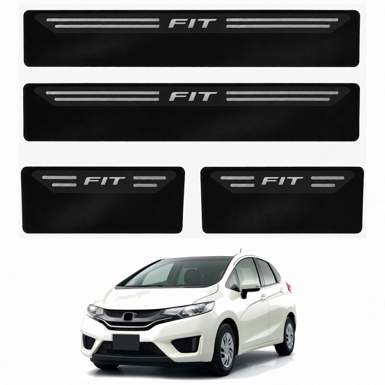 Soleira Black Honda Fit - 2