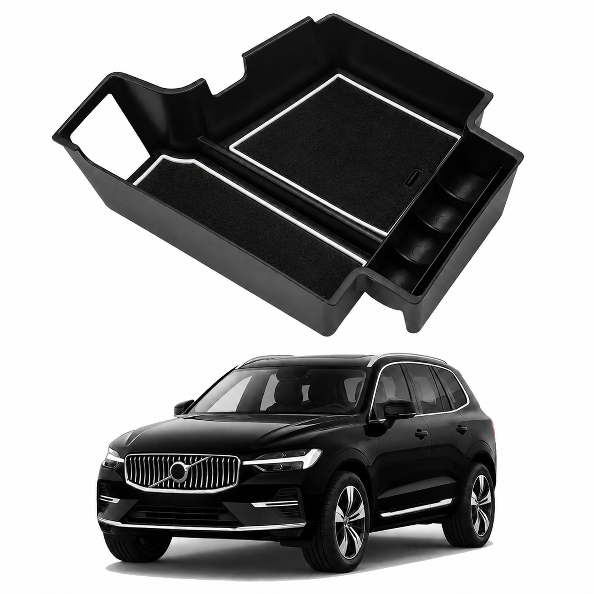 Organizador Porta Treco Volvo XC60, XC90, S60 e V60