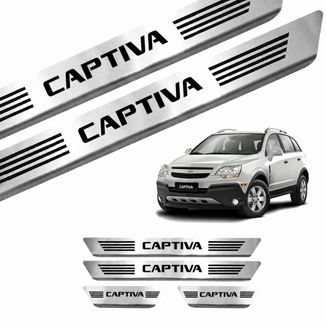 Soleira Curvada Chevrolet Captiva - 1