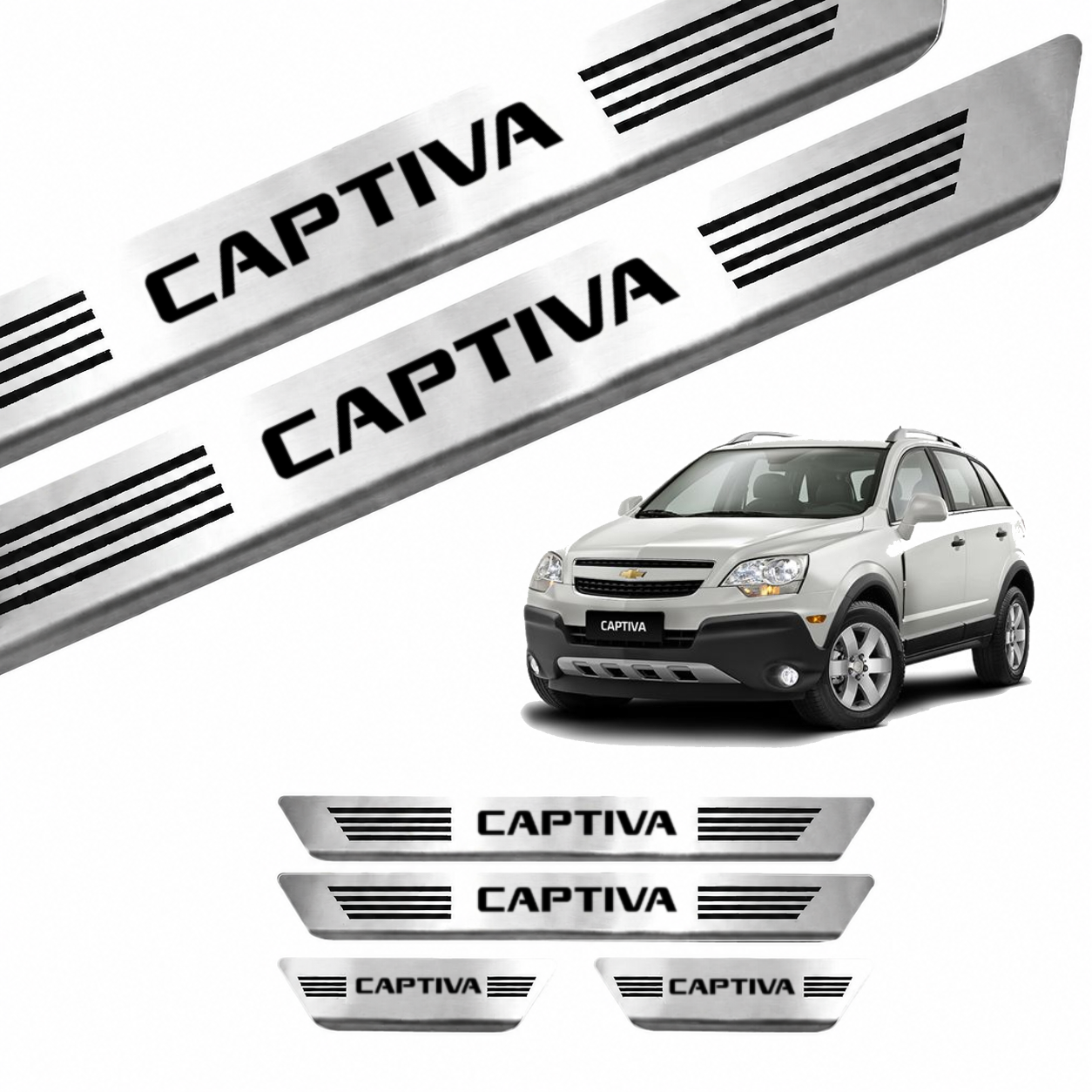Soleira Curvada Chevrolet Captiva - 2