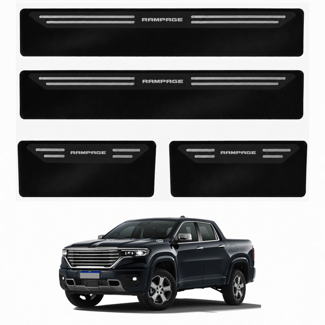 Soleira Black Dodge Rampage - 1