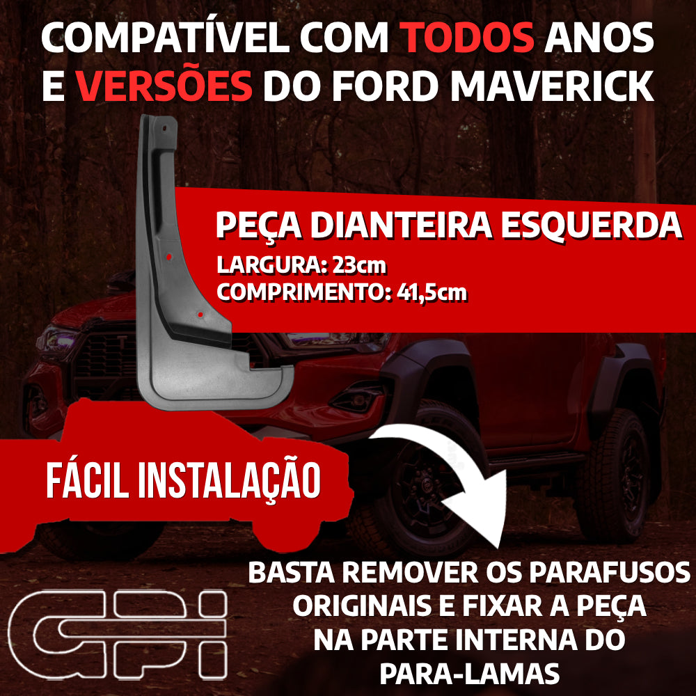 Apara Barro Dianteiro Esquerdo Ford Maverick