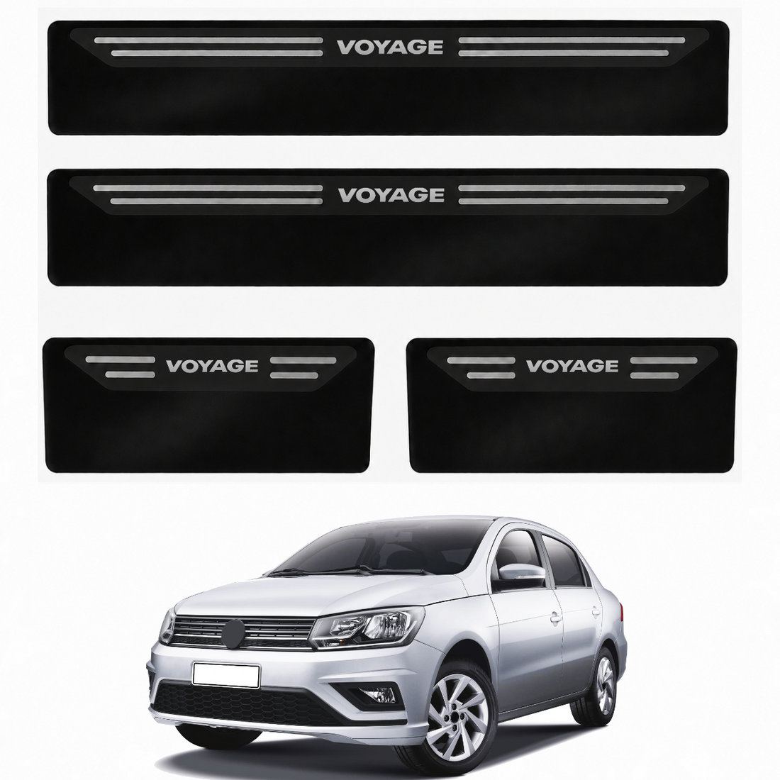 Soleira Black Volkswagen Voyage - 1
