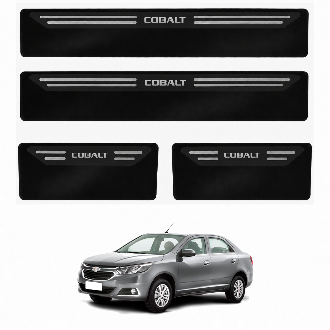Soleira Black Chevrolet Cobalt - 2