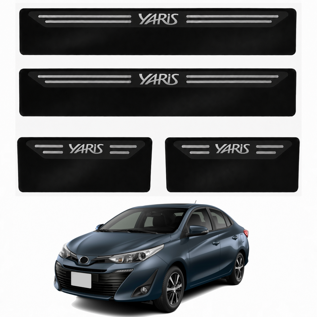 Soleira Black Toyota Yaris - 1