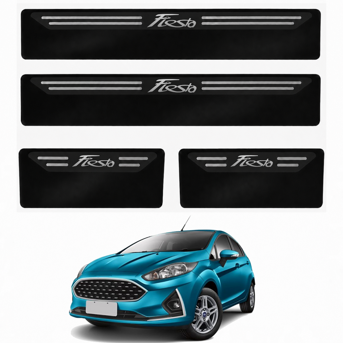 Soleira Black Ford New Fiesta - 1