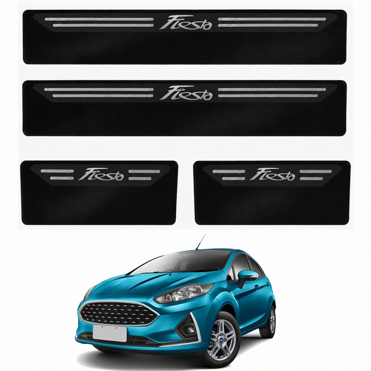 Soleira Black Ford New Fiesta - 2