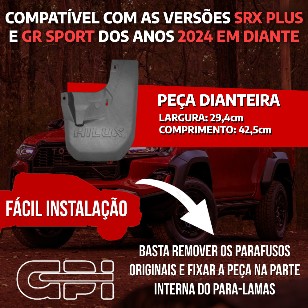 Apara Barro Dianteiro Direito Toyota Hilux
