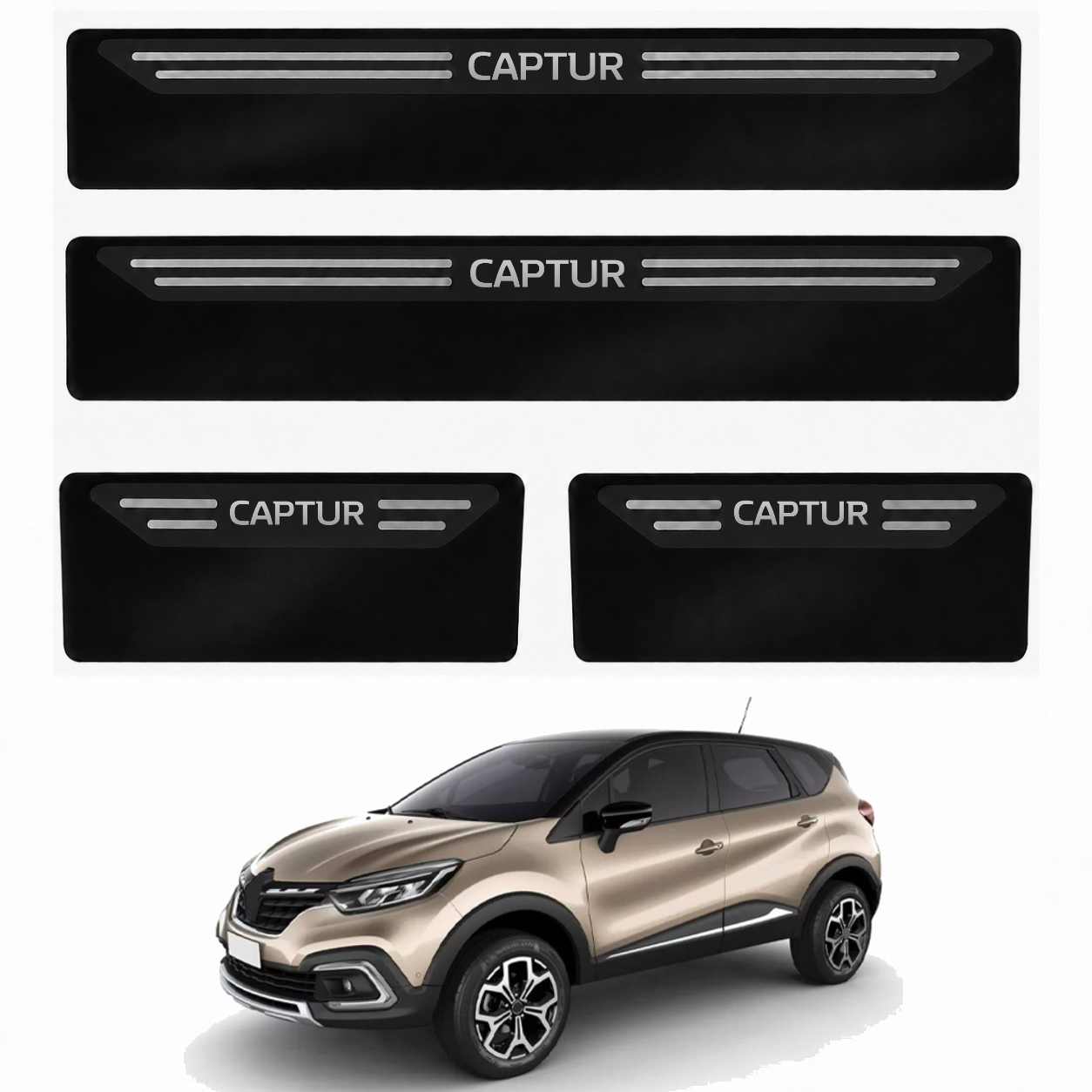 Soleira Black Renault Captur - 2