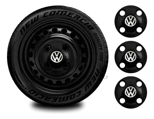 Kit Calotinhas new black Volkswagen Aro 13, 14 e 15