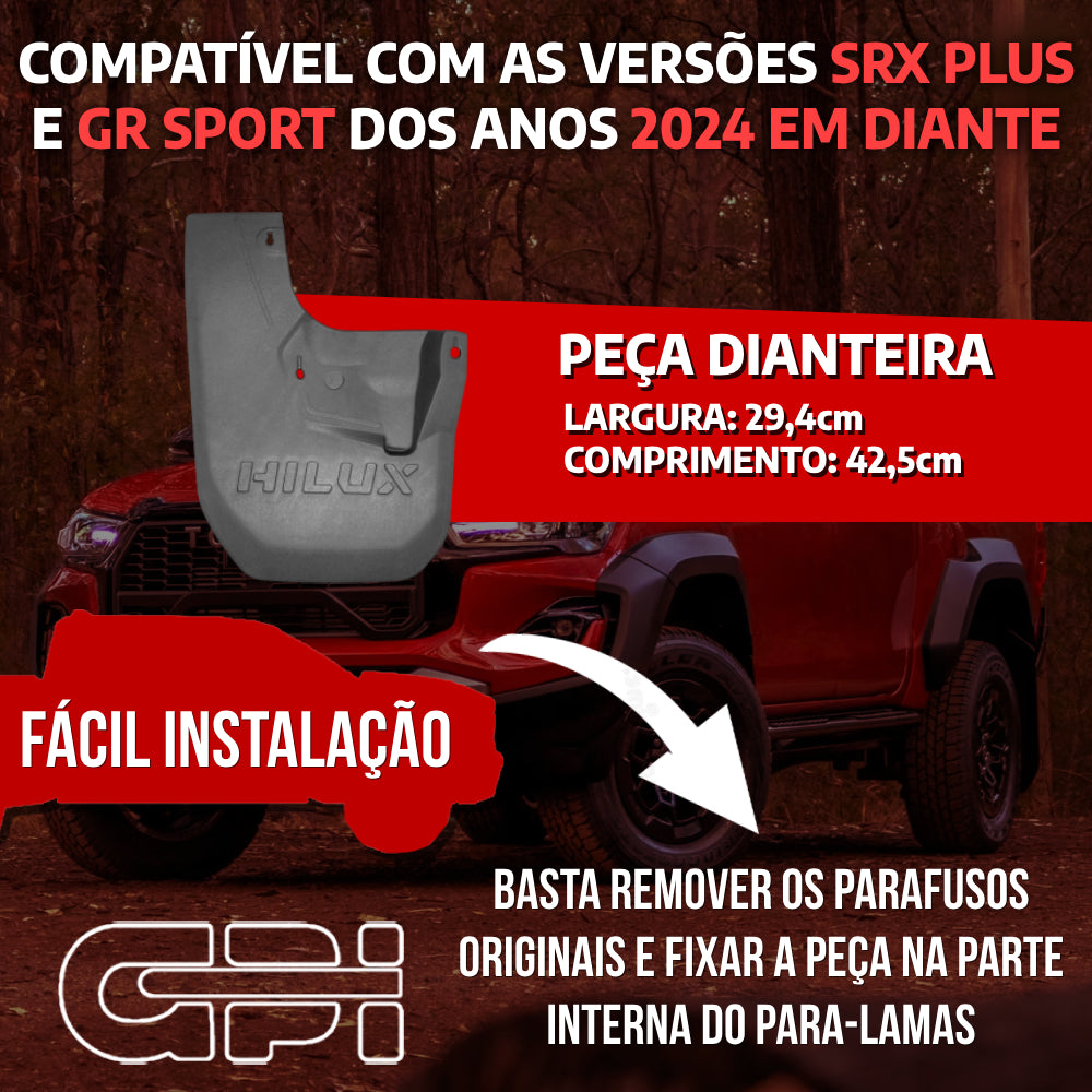 Apara Barro Dianteiro Esquerdo Toyota Hilux