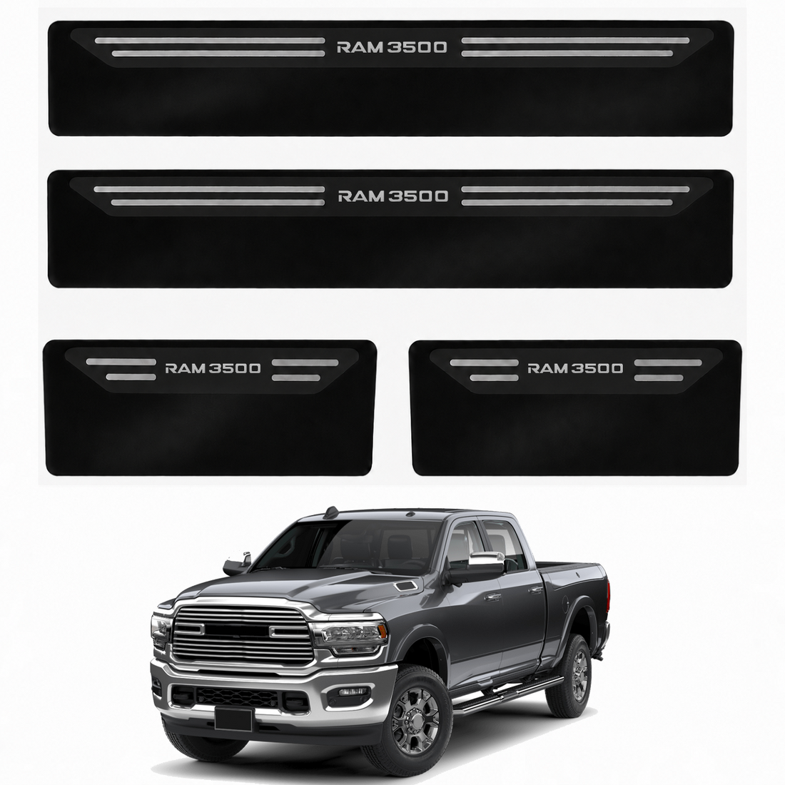 Soleira Black Dodge Ram 3500 - 1