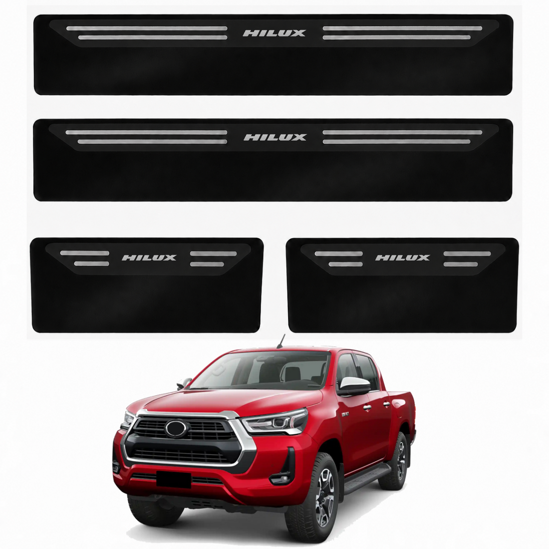 Soleira Black Toyota Hilux - 1