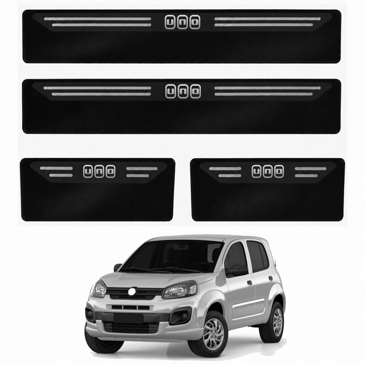 Soleira Black Fiat Uno - 2