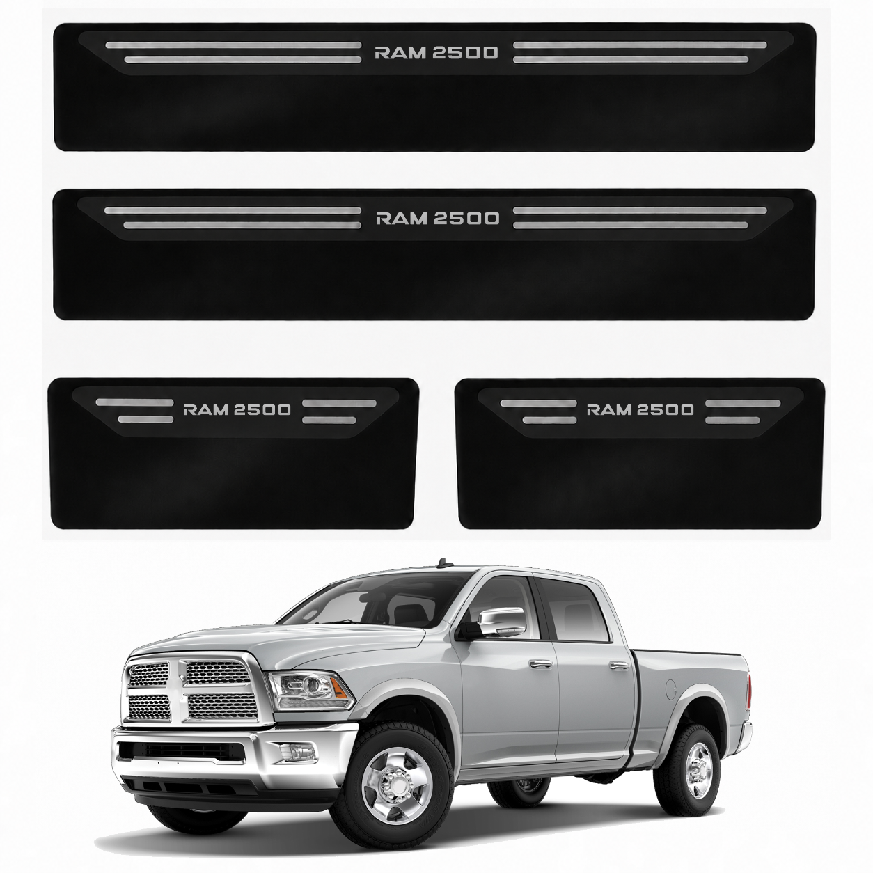 Soleira Black Dodge Ram 2500 - 2