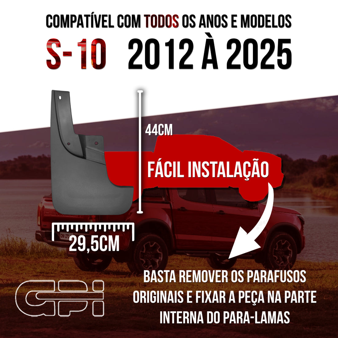 Apara Barro Dianteiro Direito Chevrolet S10