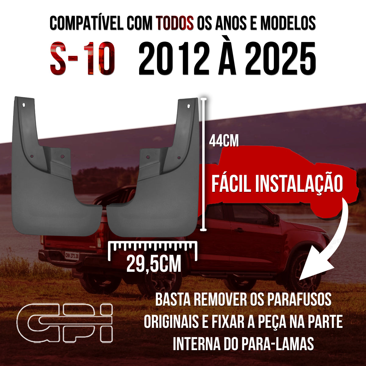 Par Apara Barro Lameira Chevrolet S10