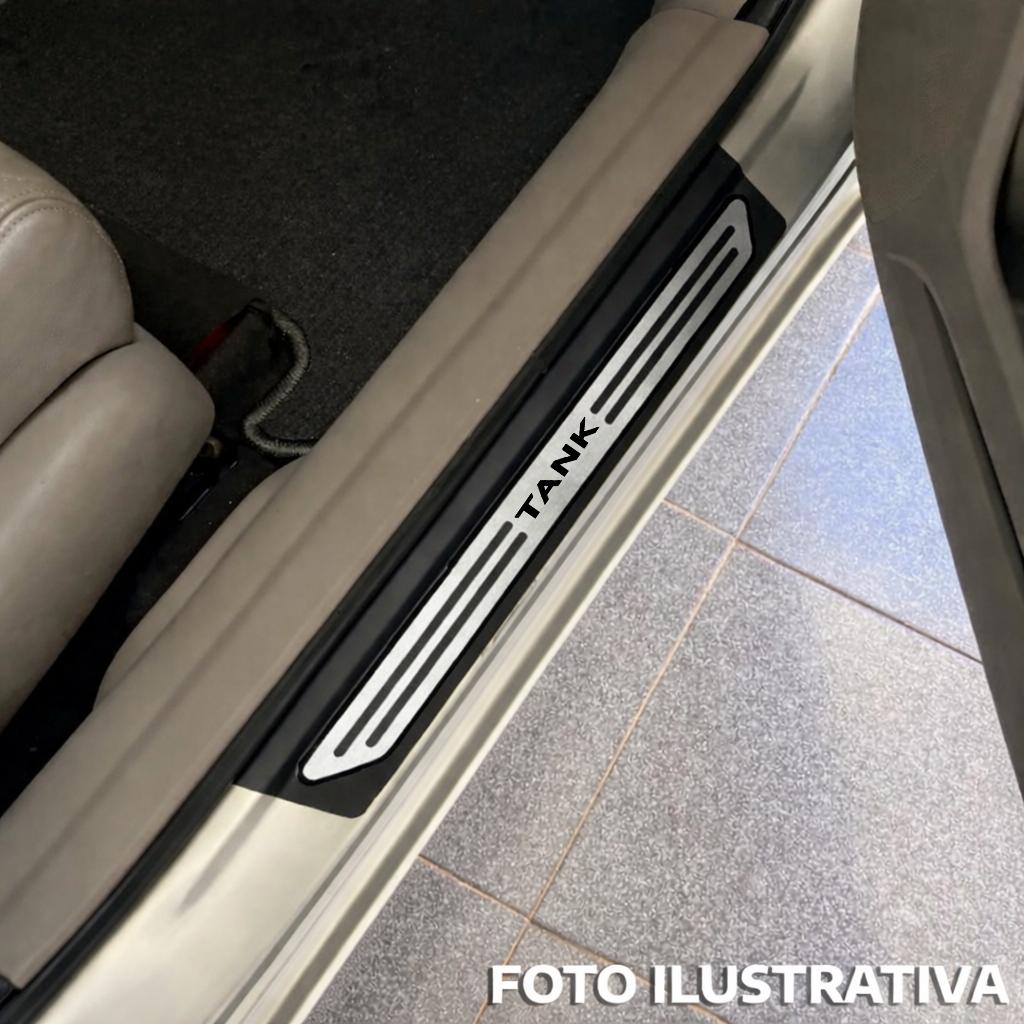 Kit soleira baixo relevo Tank 300 em aço inox