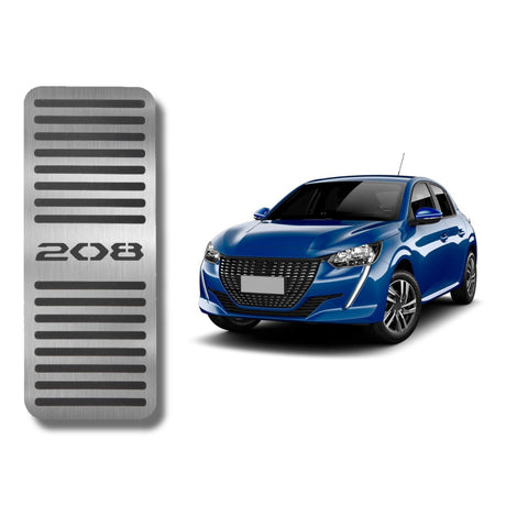 Descanso de pé em aço inox Peugeot 208