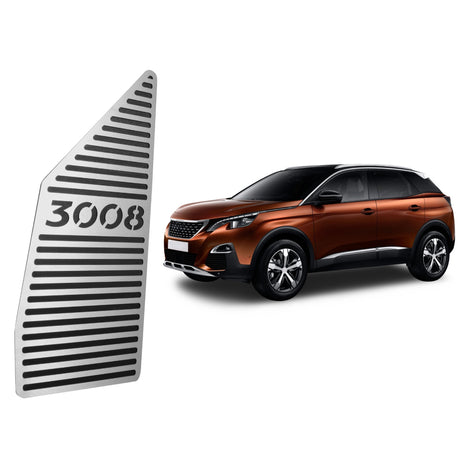 Descanso de pé em aço inox Peugeot 3008 2018/...